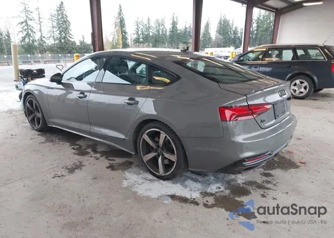 2023 Audi A5 Sportback Premium Plus 45 Tfsi S Line Quattro S Tronic z USA, uszkodzony, nr VIN WAUFACF50PA057974